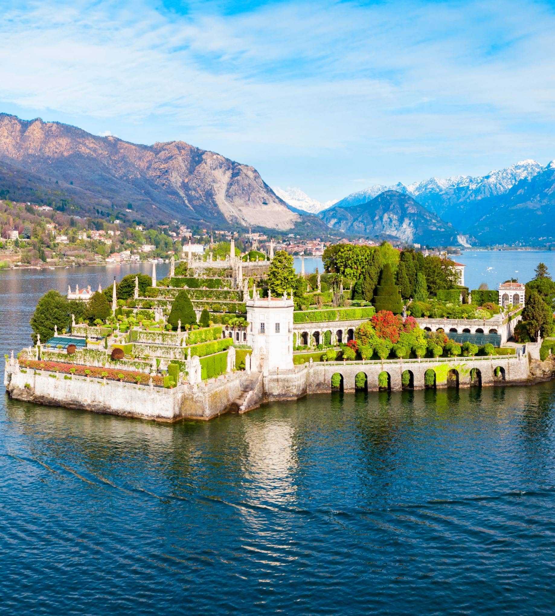 Die Borromäischen Inseln am Lago Maggiore.