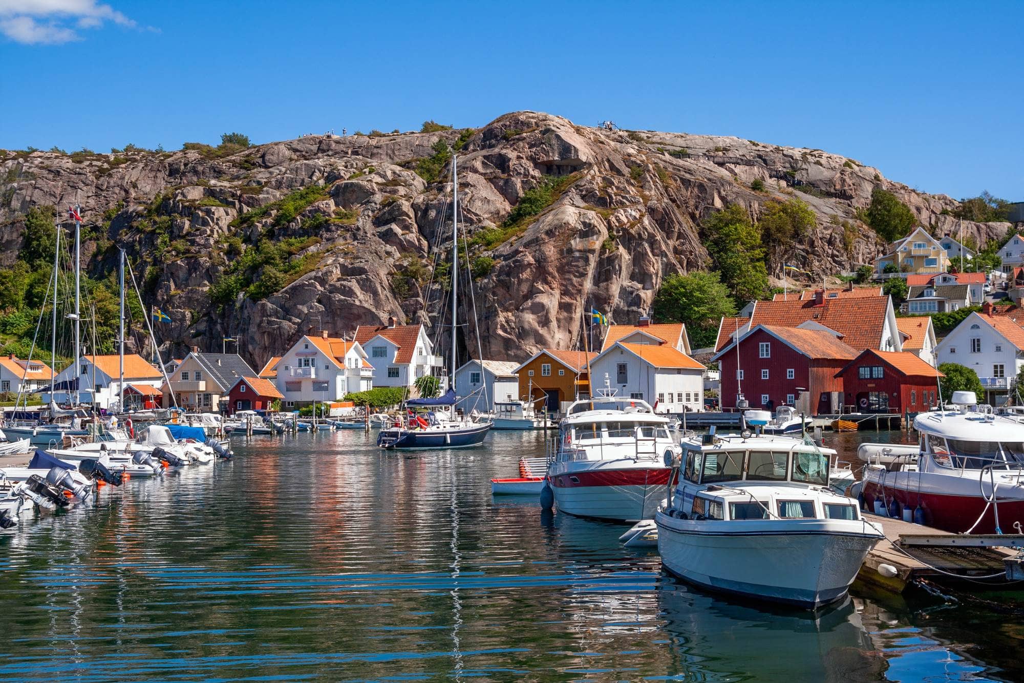 The town Fjällbacka in the Swedish Archipelago.