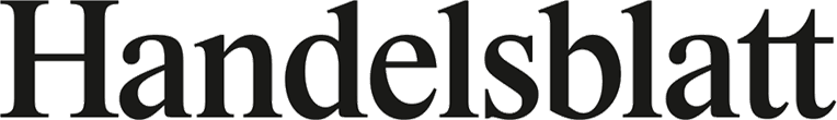Logo of the Handelsblatt magazine.