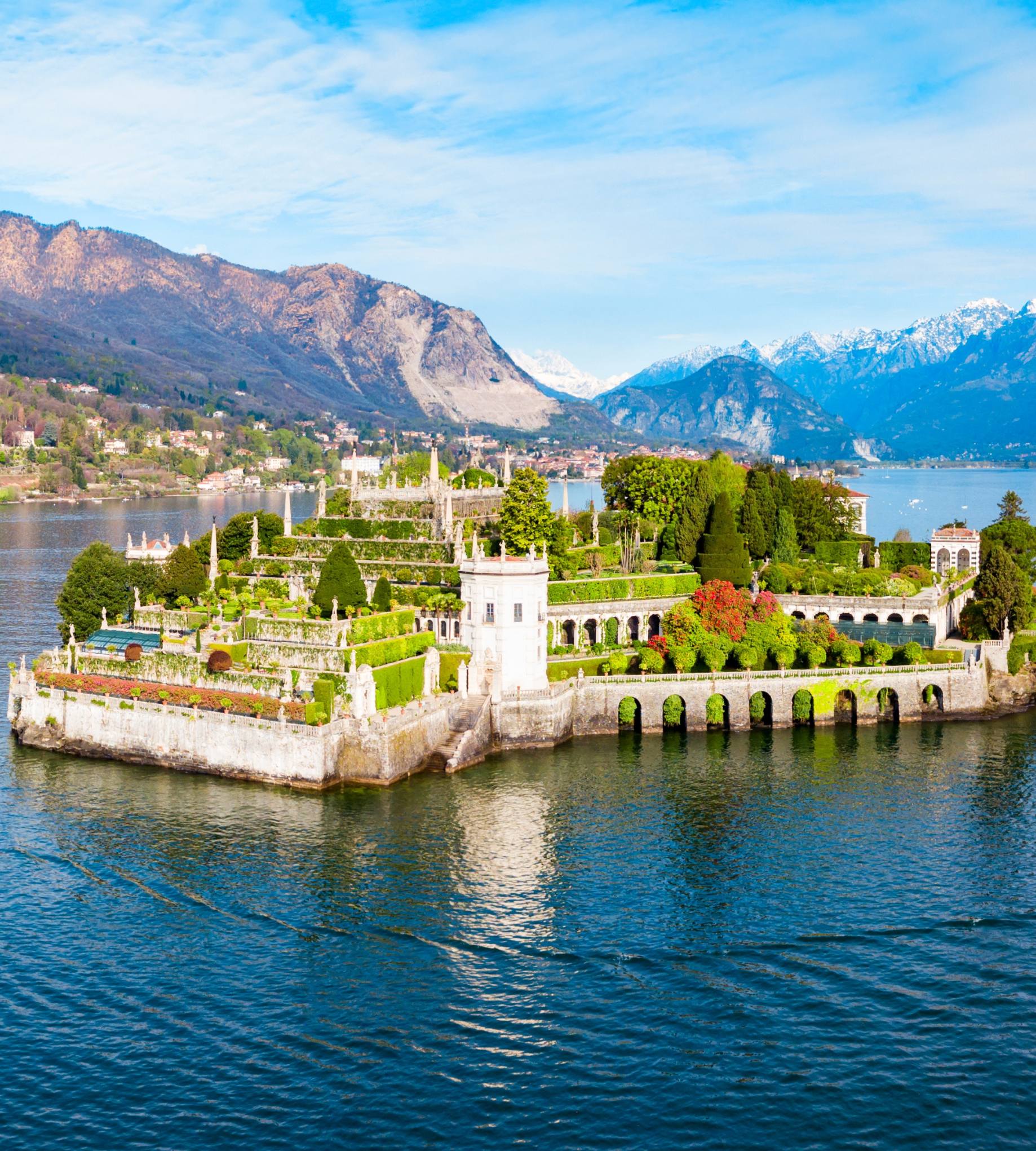 Die Borromäischen Inseln am Lago Maggiore.