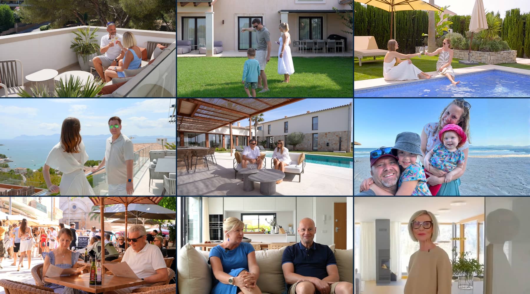 Collage of 9 images of MYNE co-owners