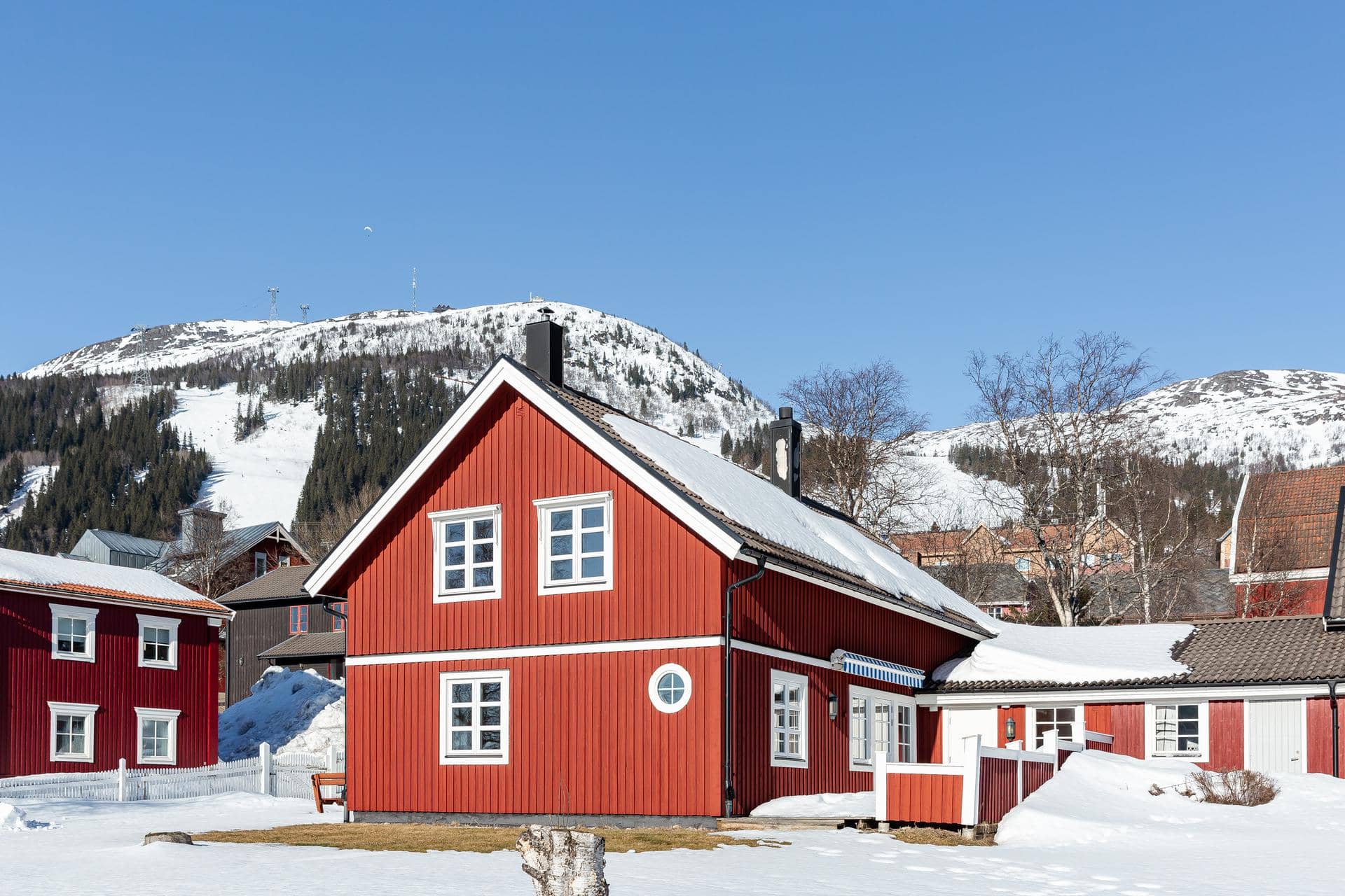 Snowed in Swedish house.
