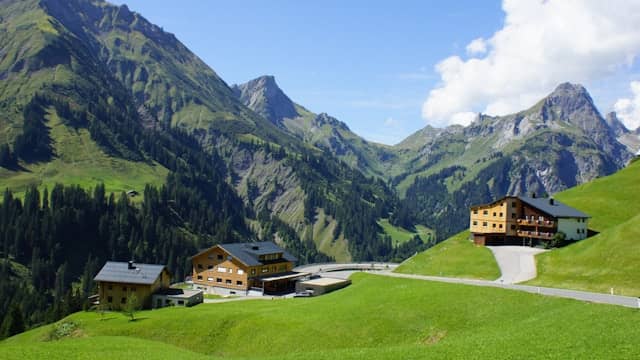 Village in the Bregenzerwald, Vorarlberg.